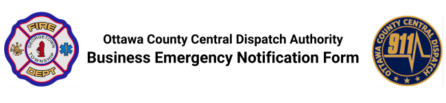 Business Emergency Notification Form